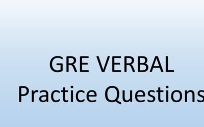 GRE Verbal – Practice Questions 11