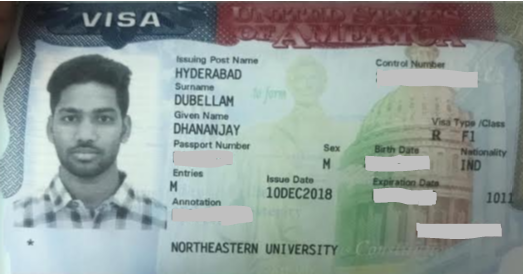 Dhananjay student visa Novus Education